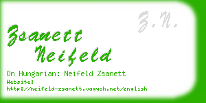 zsanett neifeld business card